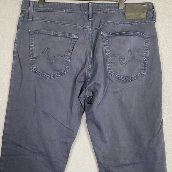 AG Adriano Goldschmied Jeans Men's 36x32.5 Navy Blue Tailored Leg Graduate Retro - Picture 5 of 14